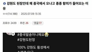 강원도 된장인데 왜 중국에서 오냐고 항의가 들어온 이유