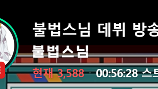 스님 버튜버 데뷔.. 방송을 3500명이 본다...