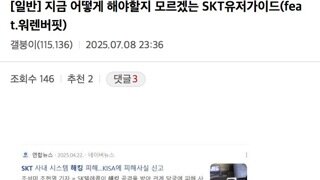 디시펌)현재 어리둥절한 SKT 유저들한테 일침놓는 워렌버핏
