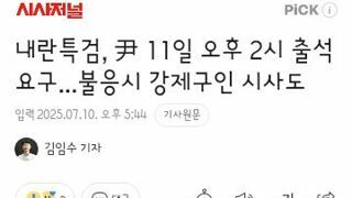 특검 윤석열 강제 구인도 검토