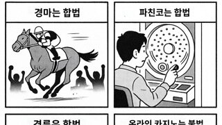다른 도박은 광고도 하고 합법이지만