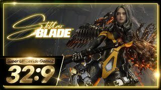[32:9영상] 스텔라 블레이드 공격모션으로 회피가 되네 (vs 타키)