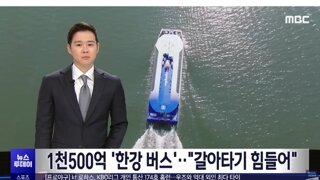 서울시민들 너무 좋겠다 세금으로 한강버스도 타보고