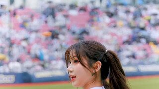생일 축하 도시락 인증하는 이주은 치어리더