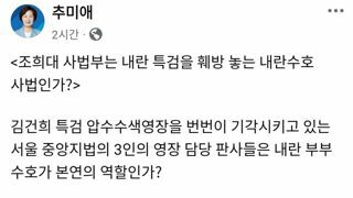 추미애 의원 페북