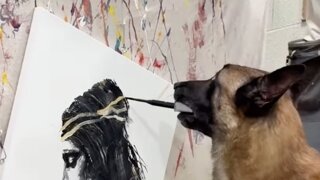 개가 그린 그림