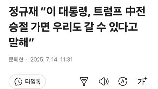 정규재 “이 대통령, 트럼프 中전승절 가면 우리도 갈 수 있다고 말해”