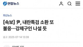 [속보]내란수괴 특검 소환 또 불응