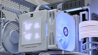 0 디지털 디스플레이 공랭쿨러, Thermalright Peerless Assassin 120 Digital ARGB 서린 화이트