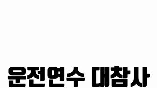 운전연수 대참사