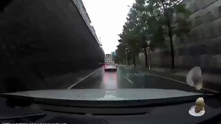오산 옹벽 붕괴 영상