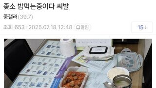 좆소 9,000원 식단