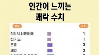인간의 쾌락 수치 모음