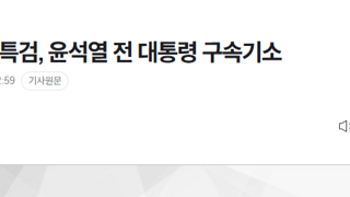 [속보] 내란특검, 윤석열 전 대통령 구속기소