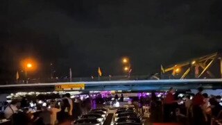 폭우로 수위가 올라간 방콕 강 근황...mp4