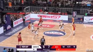 226cm 센터를 상대하는 대한민국 여자대표팀