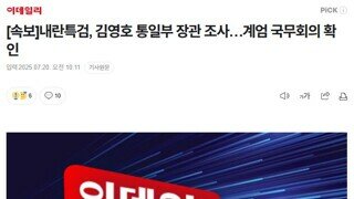 극우 유튜버가 장관까지 해먹더니 결국 특검 조사까지 받았네 - 김영호 통일부장관 내란특검 조사