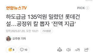 하도급금 135억원 밀렸던 롯데건설…공정위 칼 뽑자 '전액 지급'