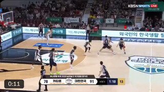 농구 국대 역사에 남을 양준석 to 여준석 앨리웁덩크