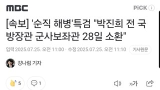 [속보] '순직 해병'특검 