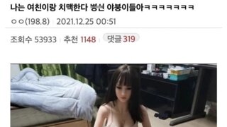 18) 여친이랑 야밤에 치맥한다는 디시인.jpg
