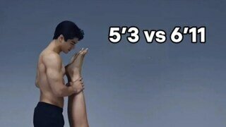 남자여자 210cm vs 160cm