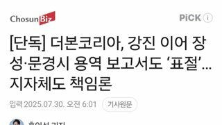 [단독] 더본코리아, 강진 이어 장성·문경시 용역 보고서도 ‘표절’…지자체도 책임론