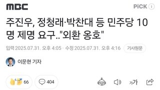주진우, 정청래·박찬대 등 민주당 10명 제명 요구‥