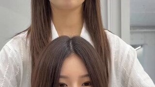 인생 첫 단발 해본  처자