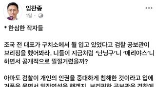 내란수괴 빤스 공개에 뿔이난 sbs 기자