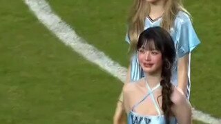 장원영 폼 미친 시축 & 축하공연 (아이브)