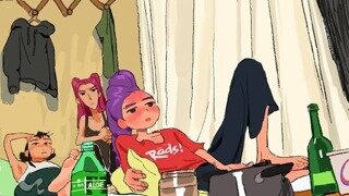 케데헌 공식삽화가가 그린 헌트릭스 근황