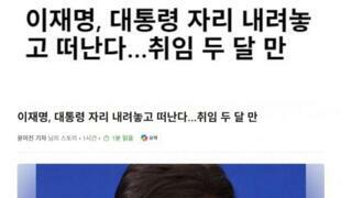 조선일보 기사 제목