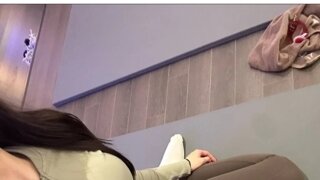 ㅇㅎ 겨땀이 고민인 헬스녀