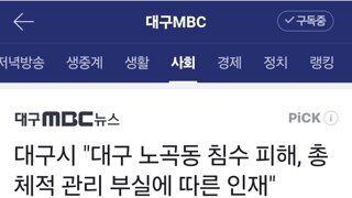 대구 사람들은 중간에 도망간 홍발정 욕 안함