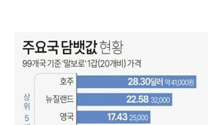 담배 가격이 4500원인 이유 (feat. 건보료)