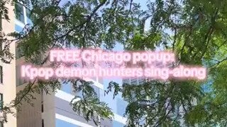 시카고 케데헌 싱어롱 버스 대기줄