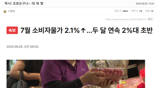 펨코 저능이들의 수준