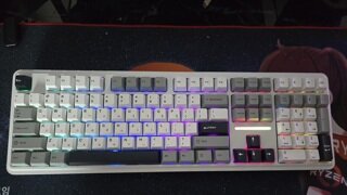 AK108 3모드 OTEMU 특주축 기계식 키보드 / 거북이 등껍질 스위치(Daimo Switch)