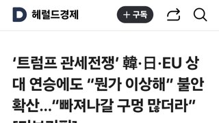 ‘트럼프 관세전쟁’ 韓·日·EU 상대 연승에도 “뭔가 이상해” 불안 확산…“빠져나갈 구멍 많더라”