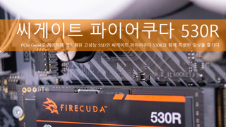 M.2 NVMe 게이밍 SSD 추천, 고사양 게임을 위한 씨게이트 파이어쿠다 530R 1TB