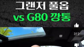 그랜저 풀옵 vs G80 깡통