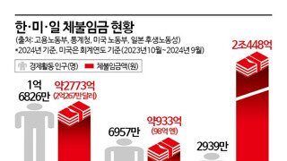 2024년 한-미-일 임금체불 현황