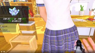 VR게임 에서 팬티 보고 싶어하는 스트리머