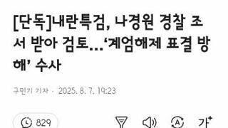 나경원 내란특검 조사