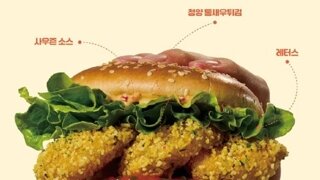 조용히 출시됐다는 롯데리아 신제품 버거