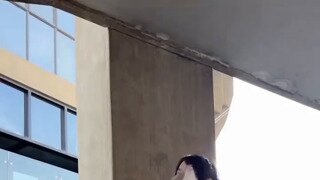 발차기 처자