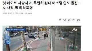 분노주의) 머스탱 인도 돌진 사고