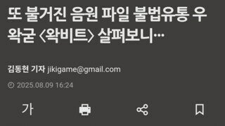 우왁굳 저작권 논란 '또' 터짐