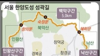 한양도성길 완주~
